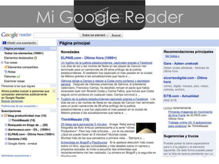 Mi Google Reader




                   50
 