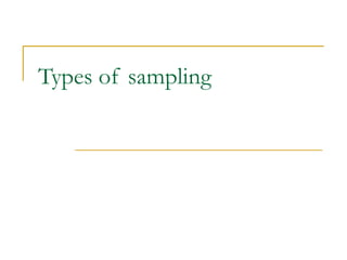 Comprehensive Guide to Sampling Methods and Sample Size Estimation in ...