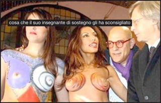 cosa che il suo insegnante di sostegno gli ha sconsigliato
 