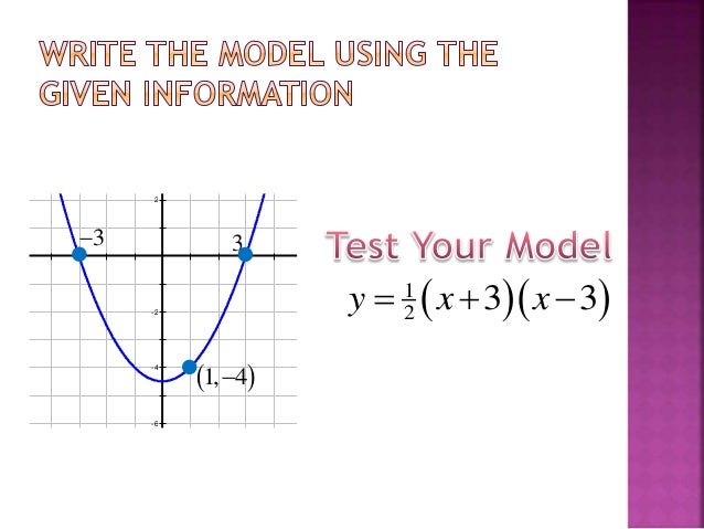 4.10 write quadratic models
