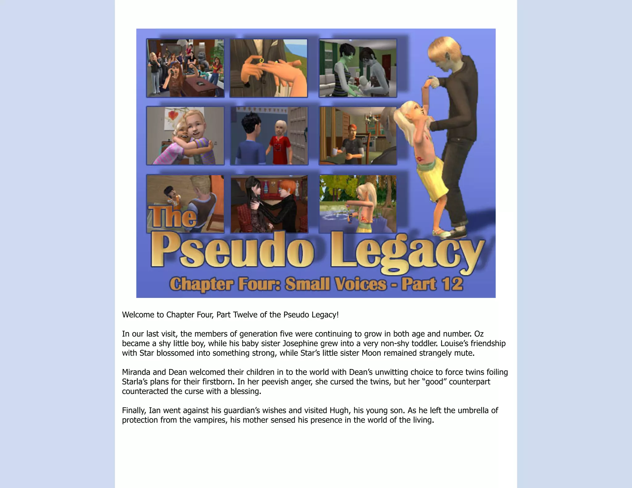 The Pseudo Legacy - Chapter Four, Part Twelve