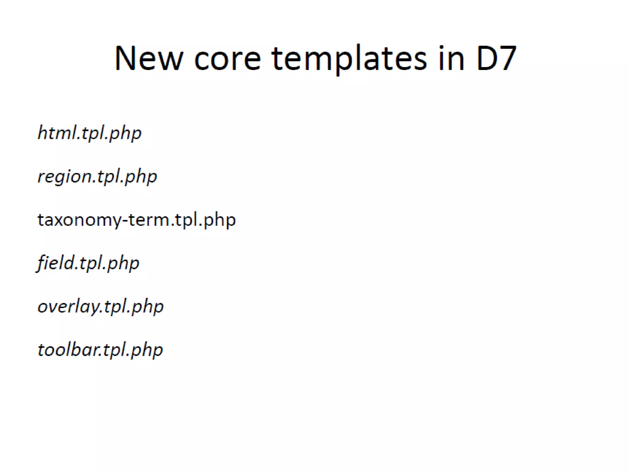 Архитектурные отличия тем для Drupal 7 от Drupal 6. Краткий обзор RDFa и работы с рендер массивами.