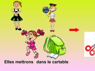 Elles mettrons dans le cartable