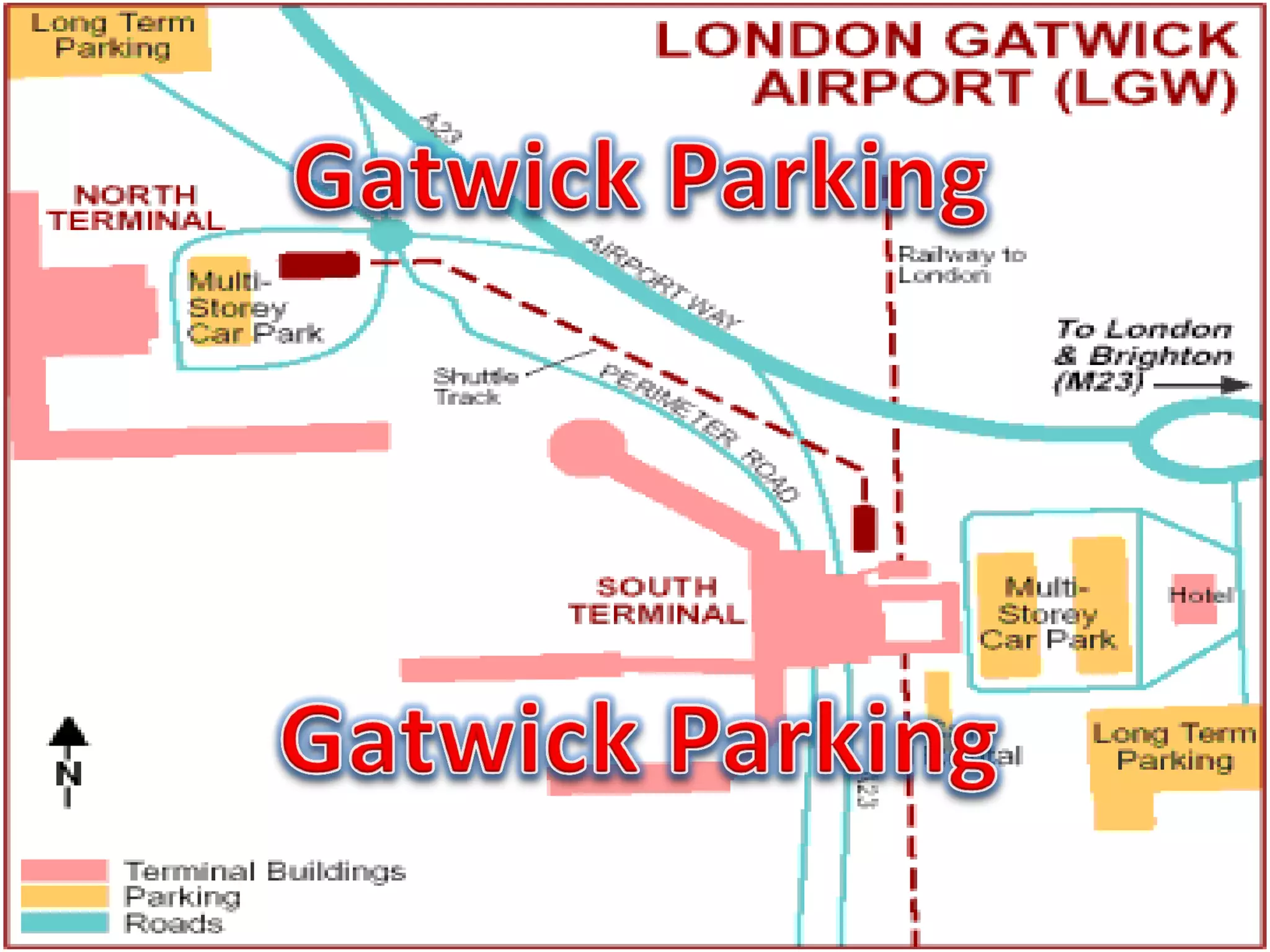 Gatwick Airport Car Park X Drive Through Directions www.slideshare.net