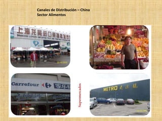 Canales de Distribución – China
Sector Alimentos
 