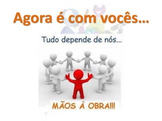 Agora é com vocês…
 