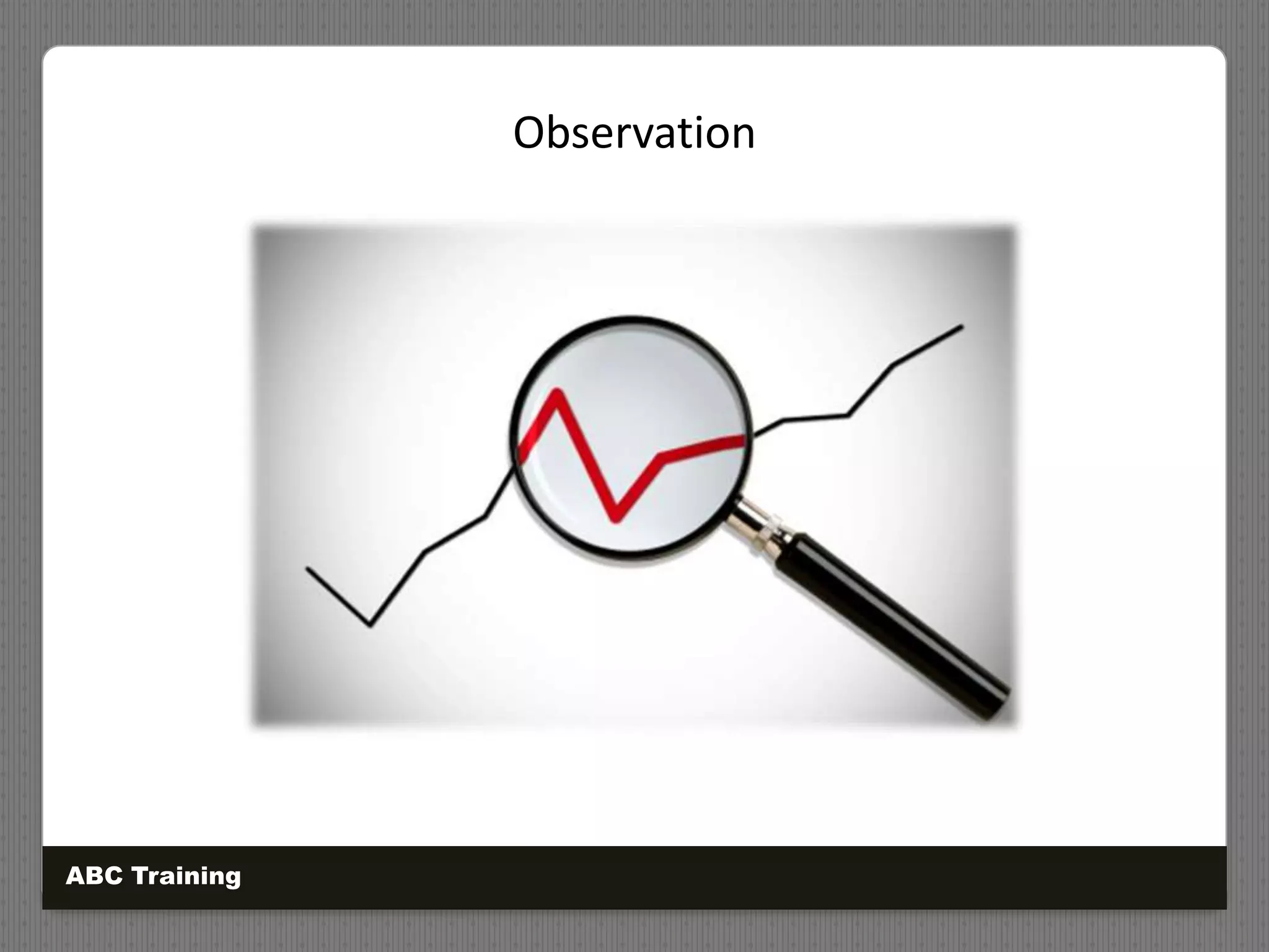 Observation
ABC Training
 
