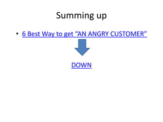 HANDLING OF CUSTOMER COMPLAINS | PPTX