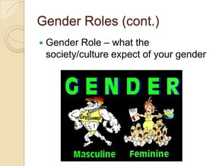 Gender Roles Difference 4.4 gender roles and differences | PPTX