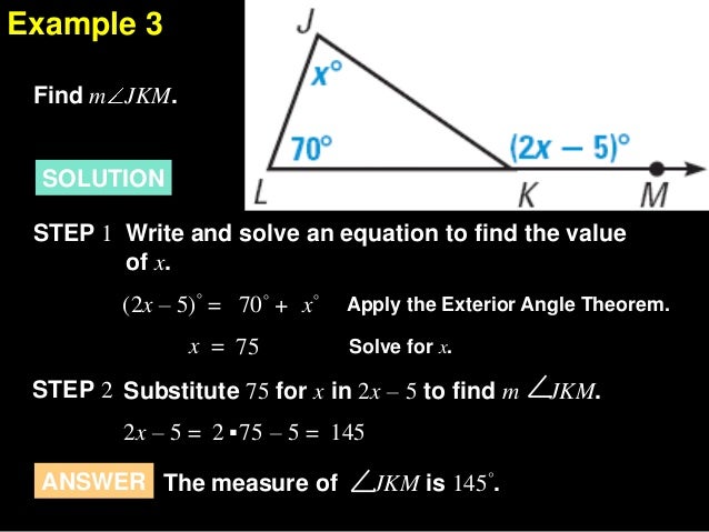 4 1 Apply Triangle Sum Properties