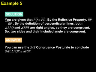 4.3 & 4.4 prove triangles congruent by sss, sas, and hl | PPT