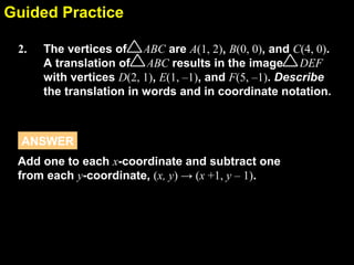 4.8 congruence transformations and coordinate geometry | PPT