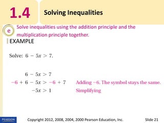 4. solving inequalities | PPTX