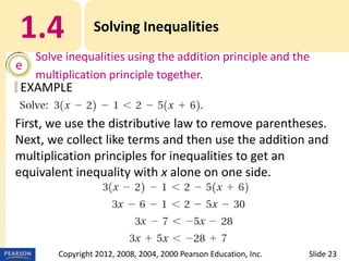 4. solving inequalities | PPTX
