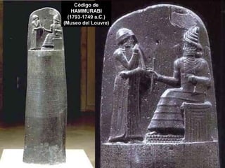 Código de
HAMMURABI
(1793-1749 a.C.)
(Museo del Louvre)

 