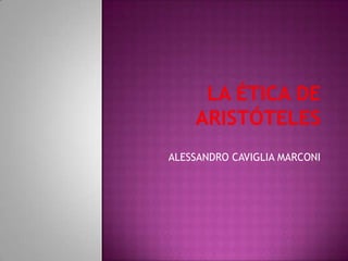 ALESSANDRO CAVIGLIA MARCONI

 