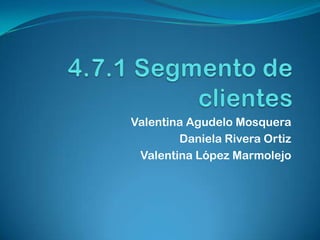 Valentina Agudelo Mosquera
Daniela Rivera Ortiz
Valentina López Marmolejo

 