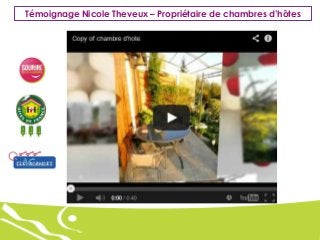 Témoignage Nicole Theveux – Propriétaire de chambres d’hôtes

 