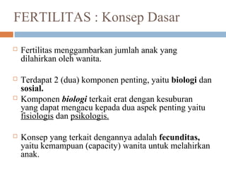 4.fertilitas (kelahiran) | PPT