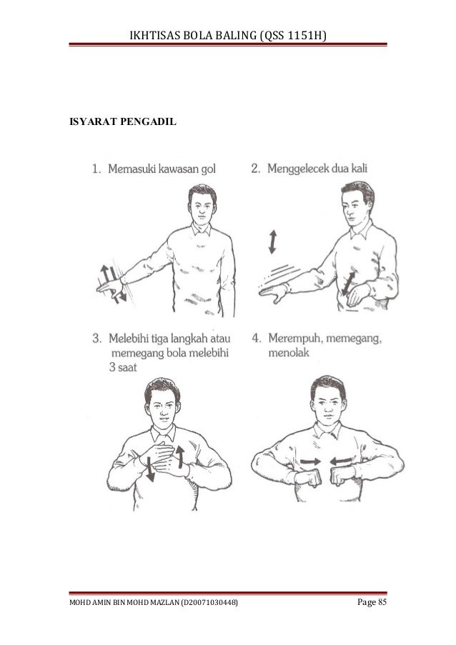 4 Peraturan Bola Baling