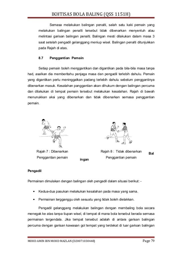 Baling bilangan pemain bola Cara bermain