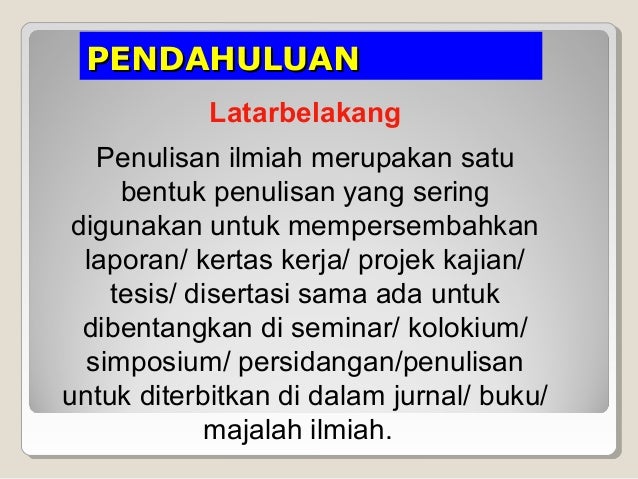 4 Panduan Penulisan Ilmiah