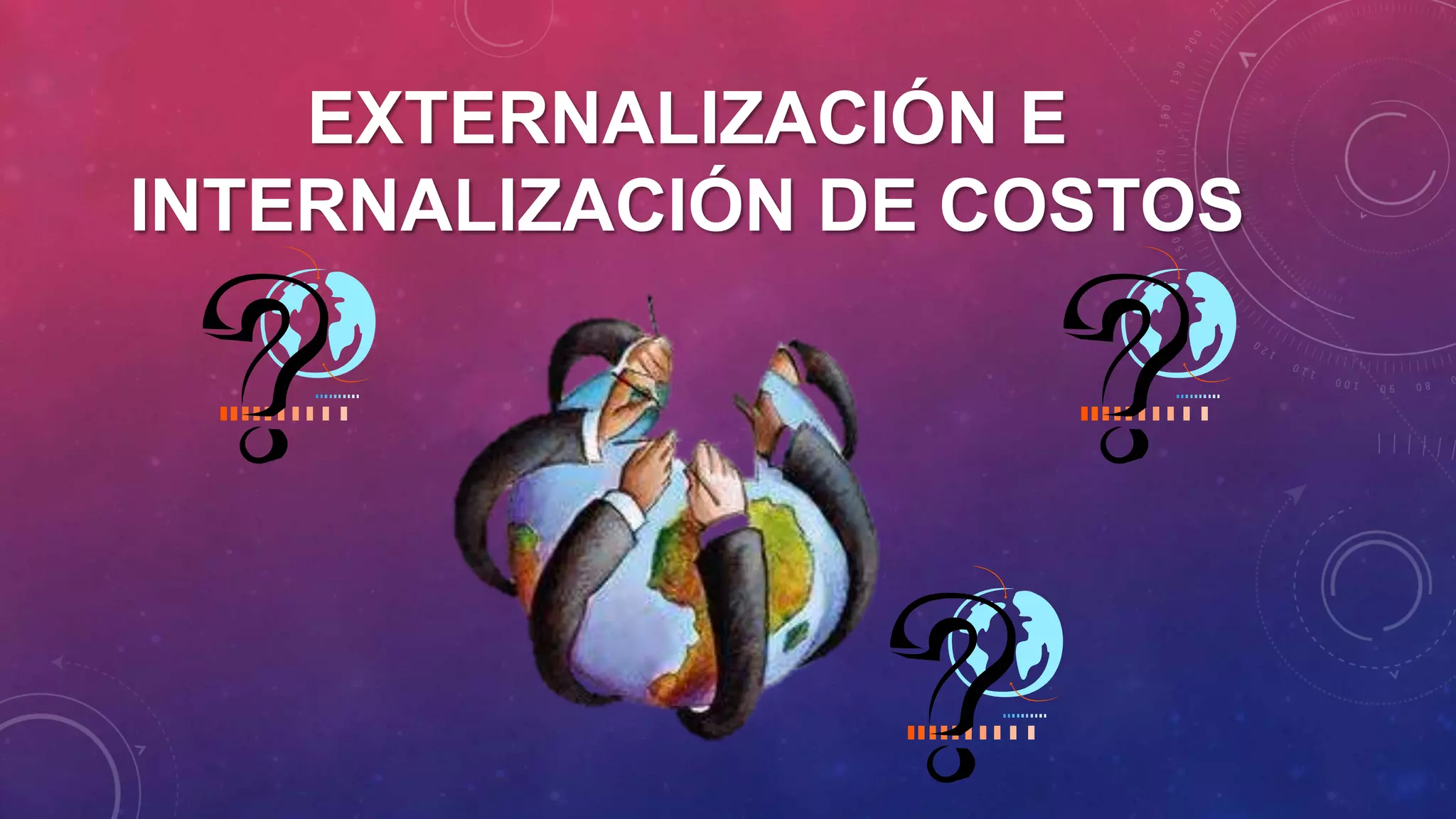 EXTERNALIZACIÓN E
INTERNALIZACIÓN DE COSTOS

 