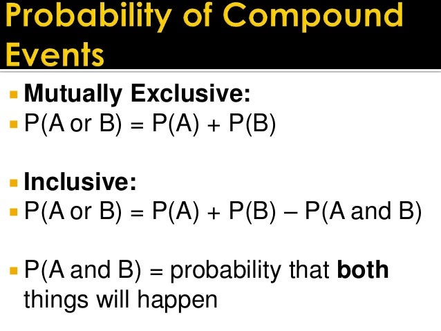 Examples Of Compound Events In Probability