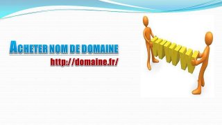Acheter Nom De Domaine