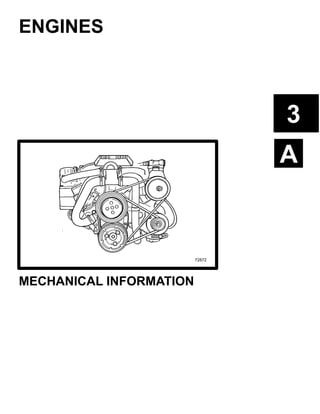 3
72872
A
ENGINES
MECHANICAL INFORMATION
INDEX
 