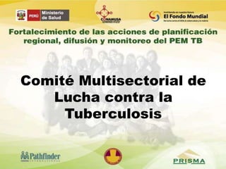 Comité Multisectorial de
Lucha contra la
Tuberculosis
 