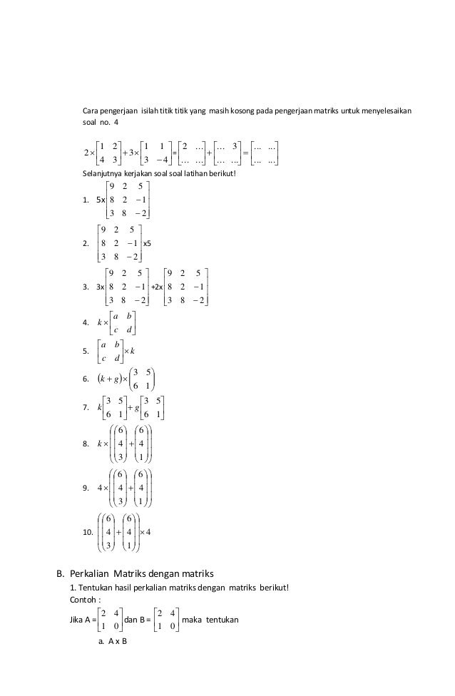 4 Matriks