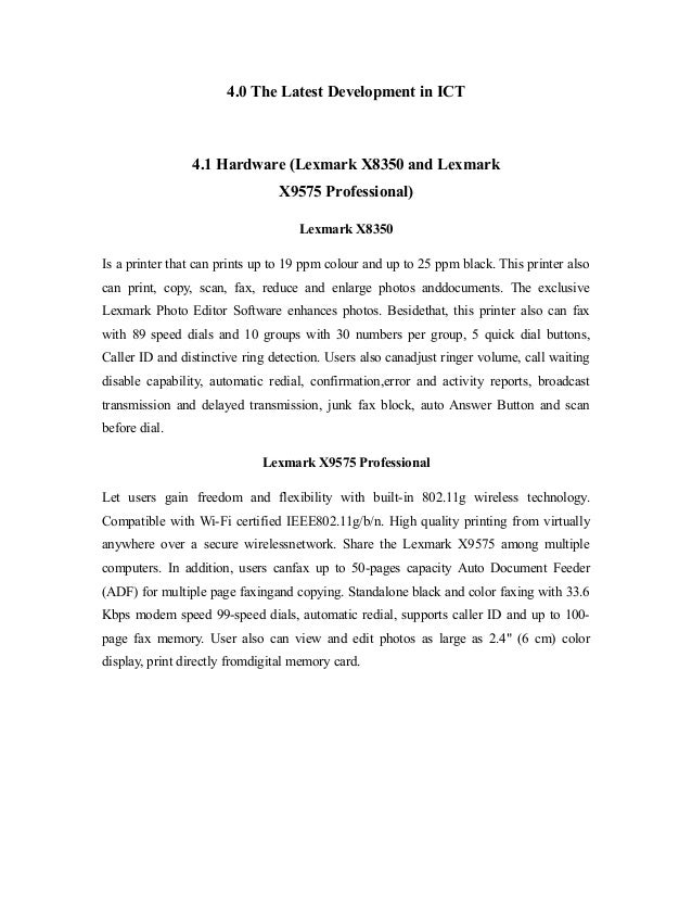 lexmark x9575 printer