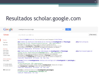 Resultados scholar.google.com
7
 