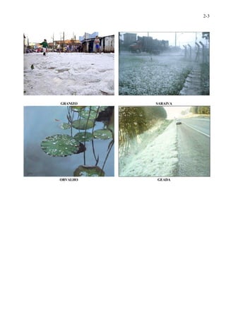 2-3 
GRANIZO SARAIVA 
ORVALHO GEADA 
 