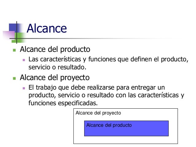4. gestión del alcance del proyecto