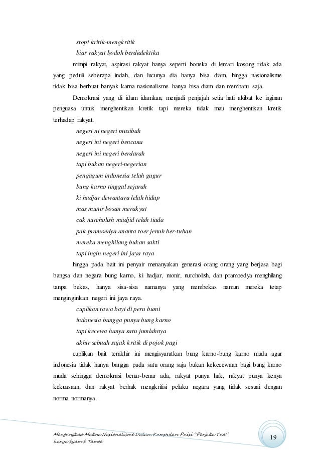 Puisi Mengkritik Pendidikan Kumpulan Puisi Terbaik