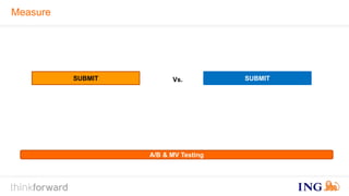 Measure 
SUBMIT Vs. SUBMIT 
A/B & MV Testing 
 