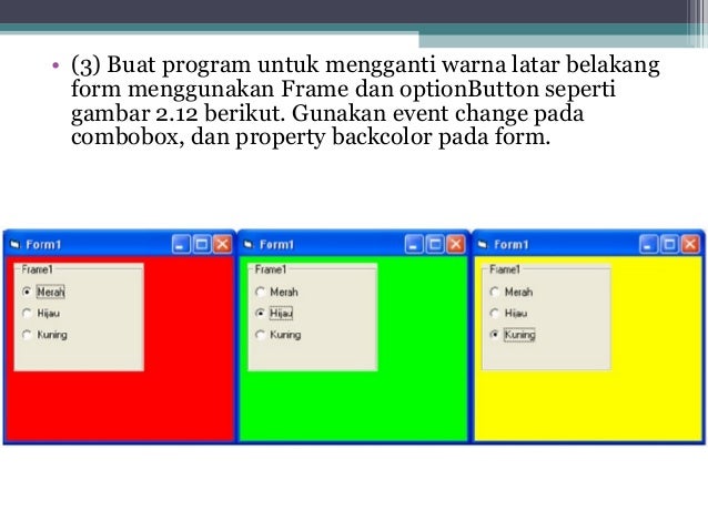 Event Property Vb Dasar Visual Basic Bagian 4