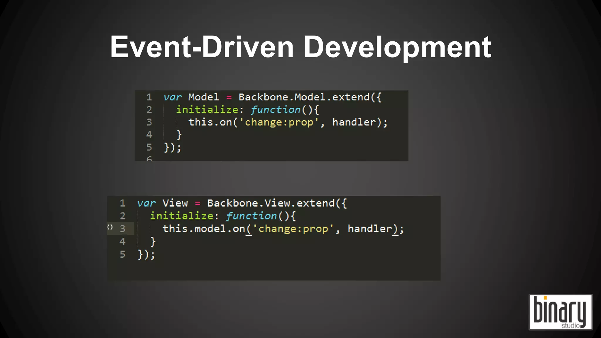 Binary Studio Academy PRO. JS course. Lecture 4. backbone architecture ...