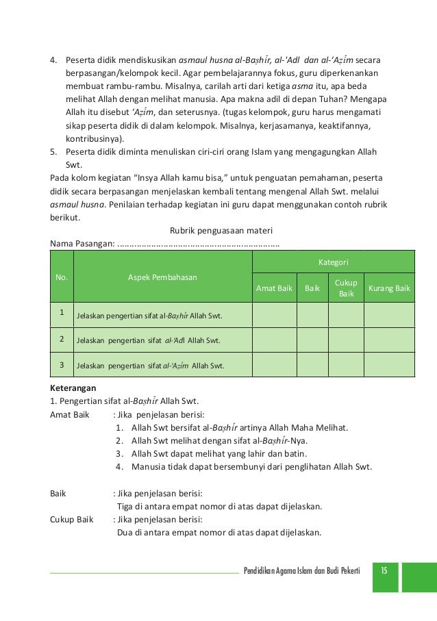4 Buku Guru Pendidikan Agama Islam Dan Budi Pekerti