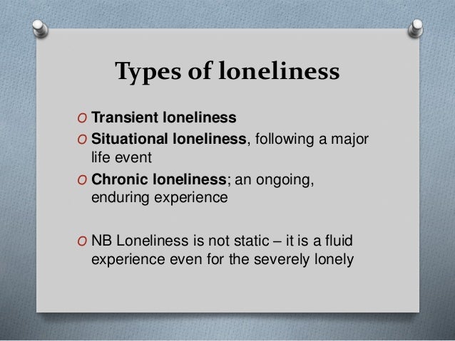 the isolating loneliness of chronic
