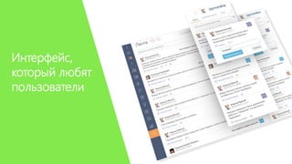 Интерфейс, 
который любят 
пользователи 
 