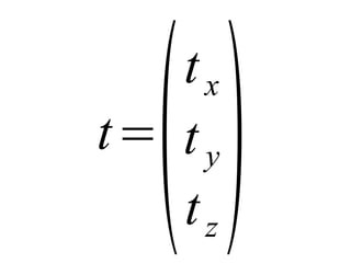 t=(t x 
t y 
t z) 
 