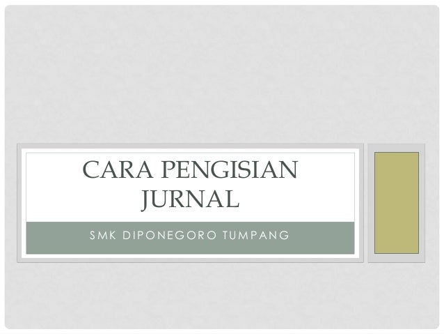 Contoh Jurnal Harian Magang - Contoh Slim