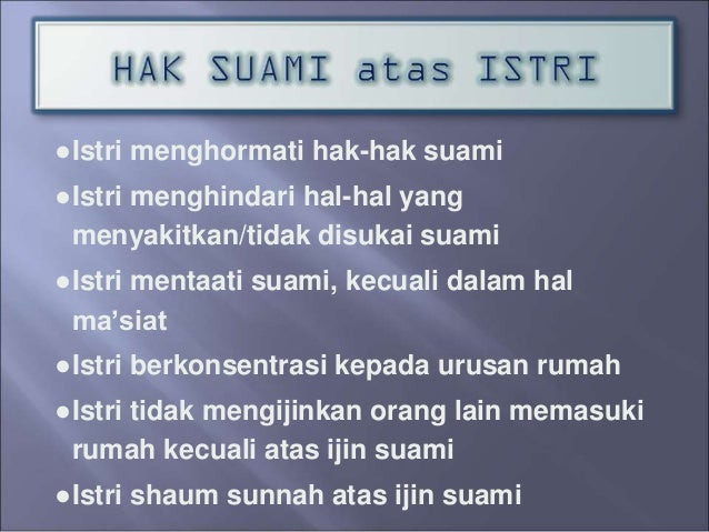 4. hak dan kewajiban rumah tangga