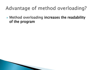 Solved Overload this method so that the overloaded method