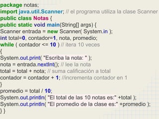 4.instrucciones de control en java | PDF