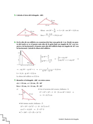 4 Resolver Triangulos
