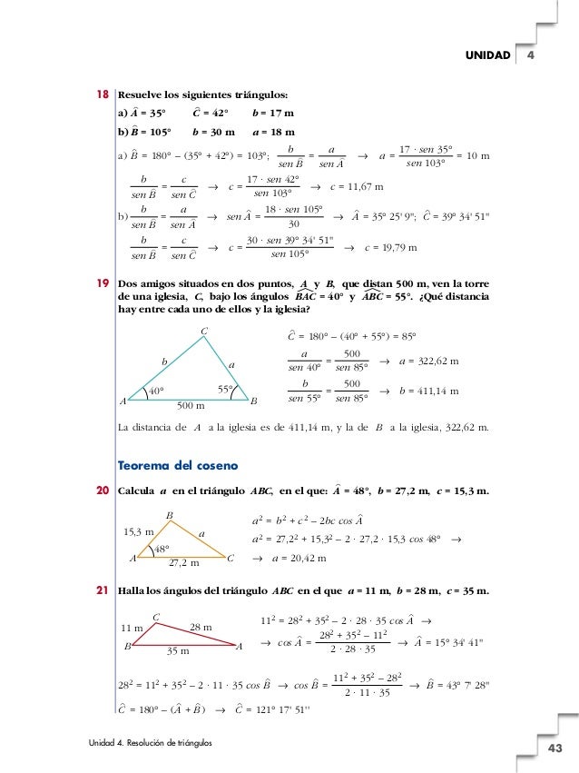 4 Resolver Triangulos